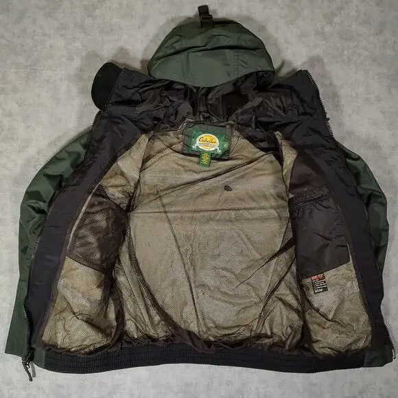 VTG Cabelas Gore-tex Wading fly fishing gorpcore waterproof jacket mens L-Tall - Picture 3 of 11